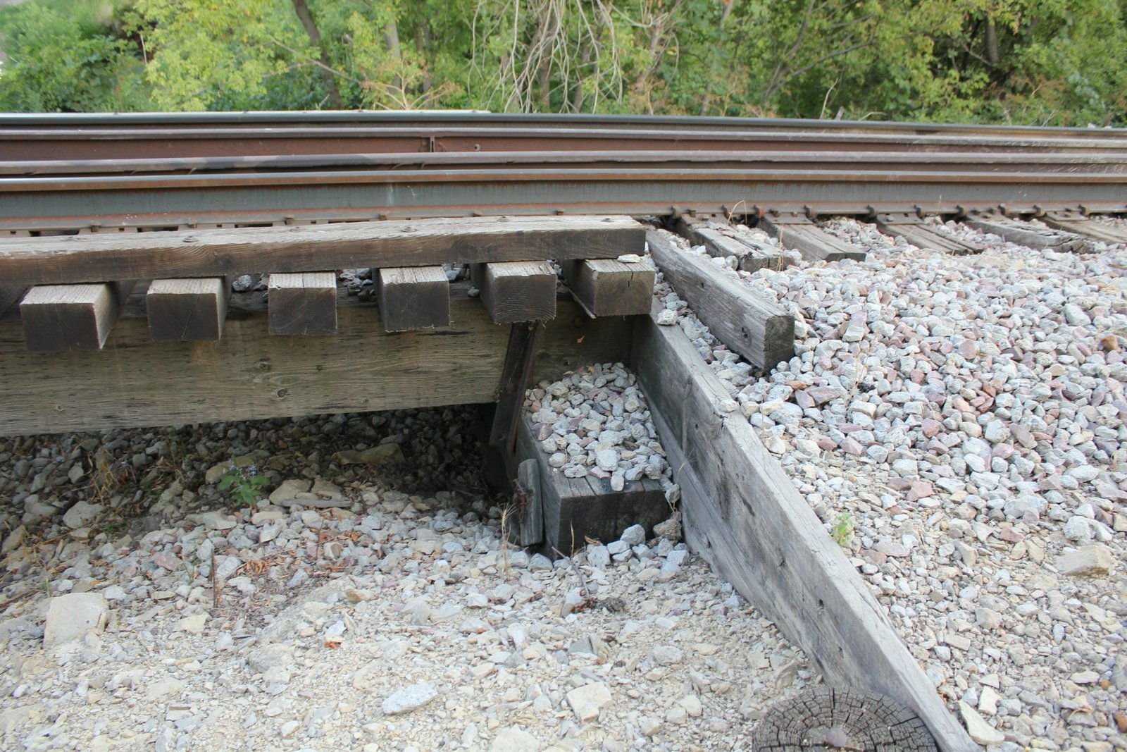 Original west abutment